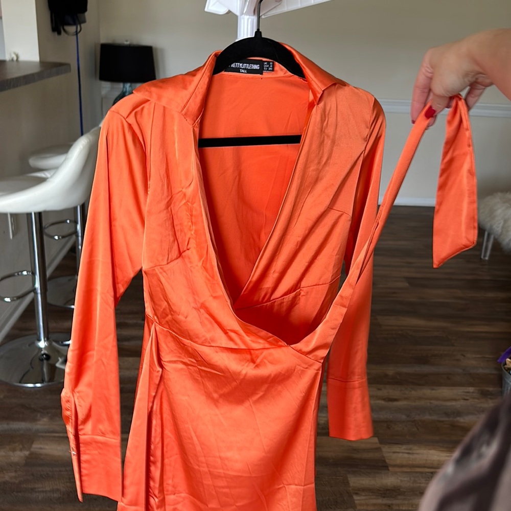 PLT satin dress